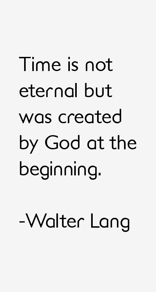 Walter Lang Quotes
