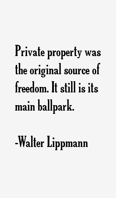 Walter Lippmann Quotes