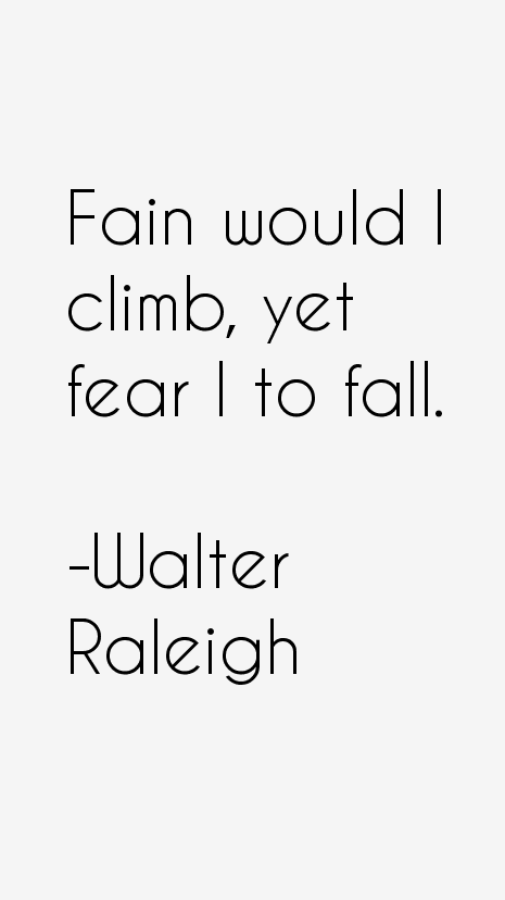 Walter Raleigh Quotes