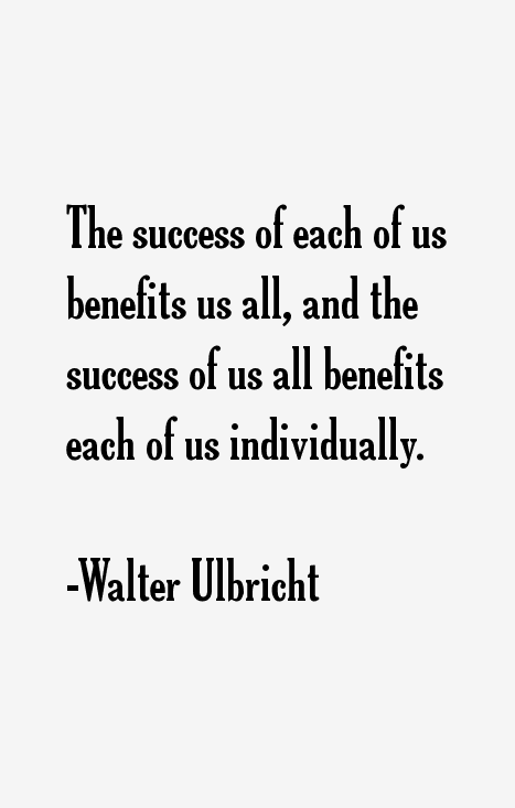 Walter Ulbricht Quotes