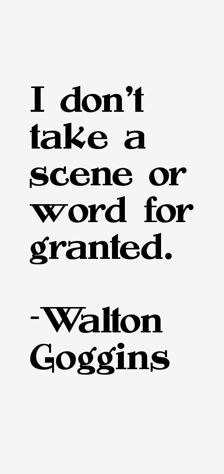 Walton Goggins Quotes