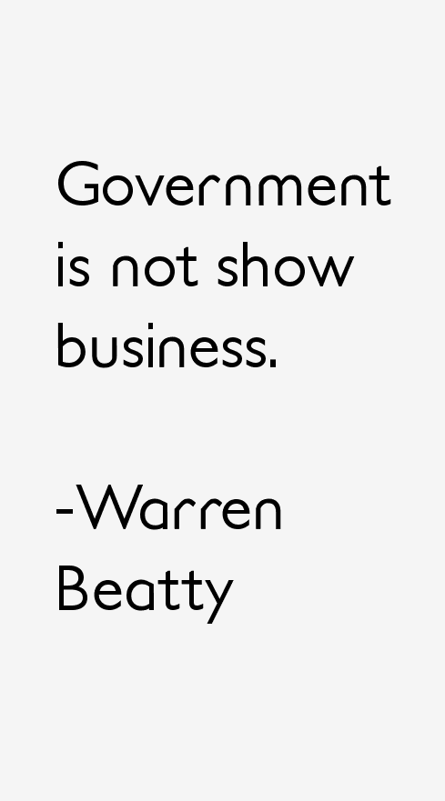 Warren Beatty Quotes