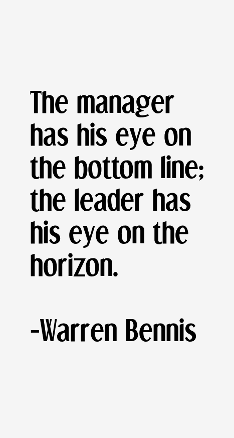 Warren Bennis Quotes