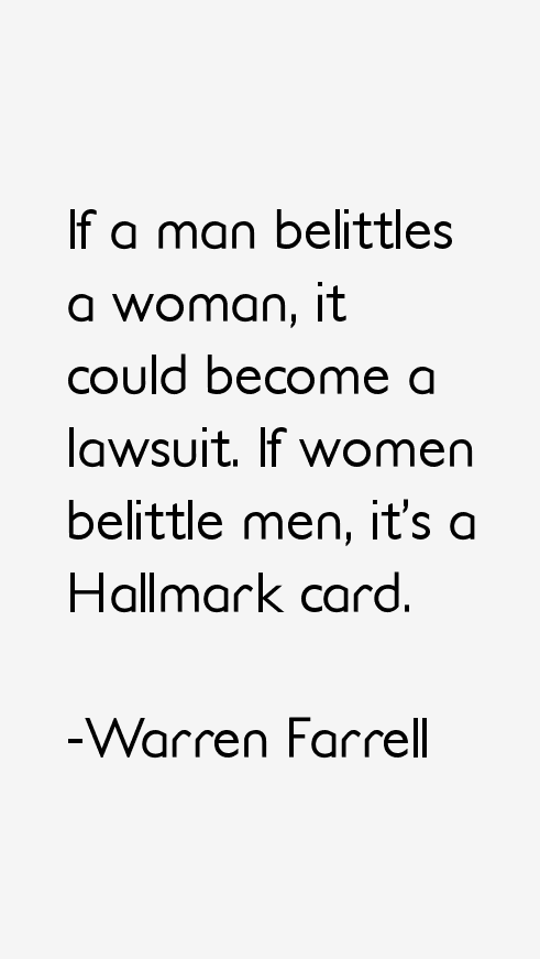 Warren Farrell Quotes