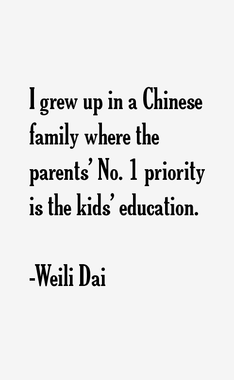 Weili Dai Quotes