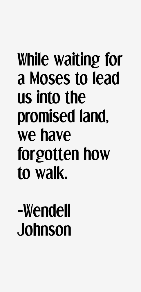 Wendell Johnson Quotes