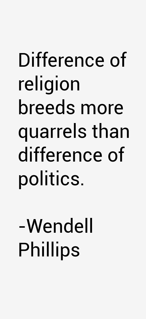 Wendell Phillips Quotes