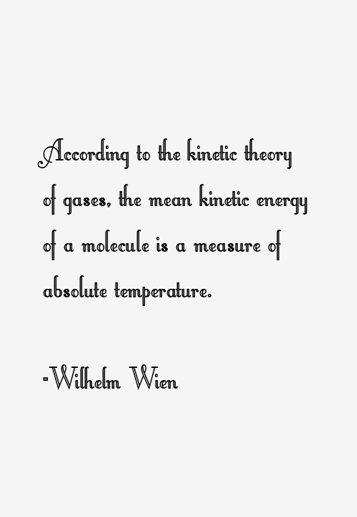Wilhelm Wien Quotes