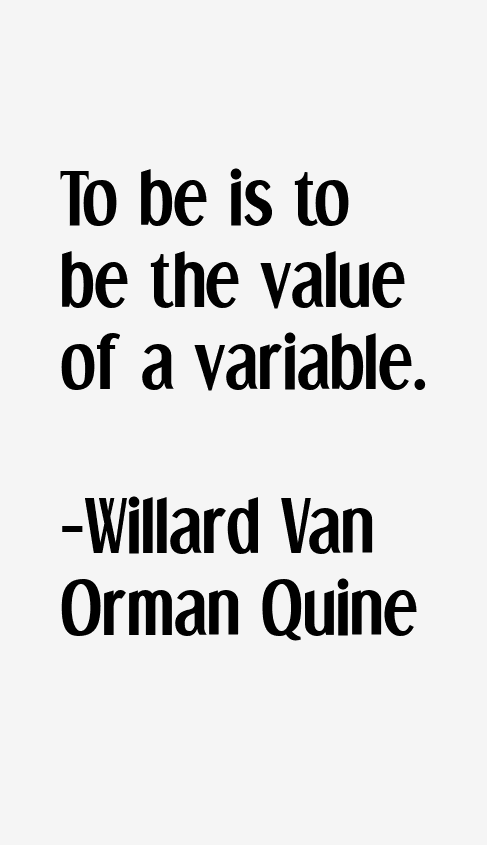 Willard Van Orman Quine Quotes