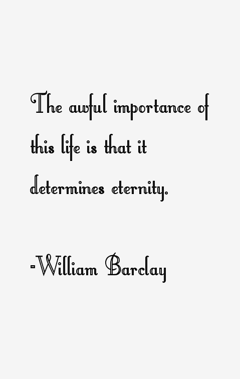 William Barclay Quotes