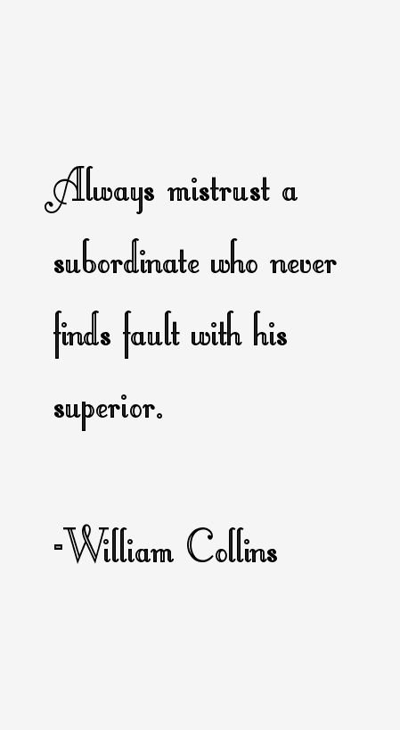 William Collins Quotes