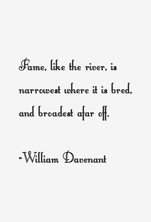 William Davenant Quotes