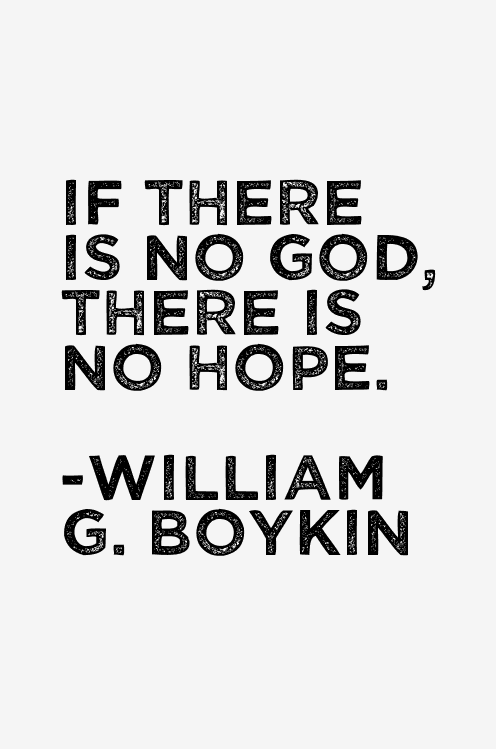 William G. Boykin Quotes