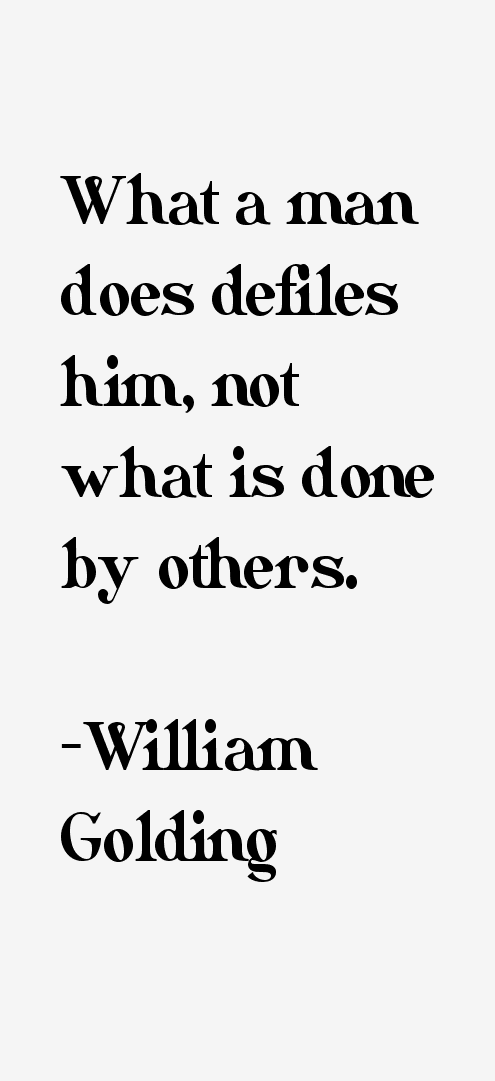 William Golding Quotes