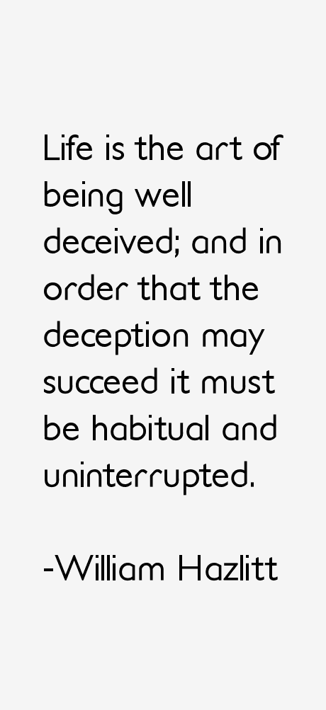 William Hazlitt Quotes
