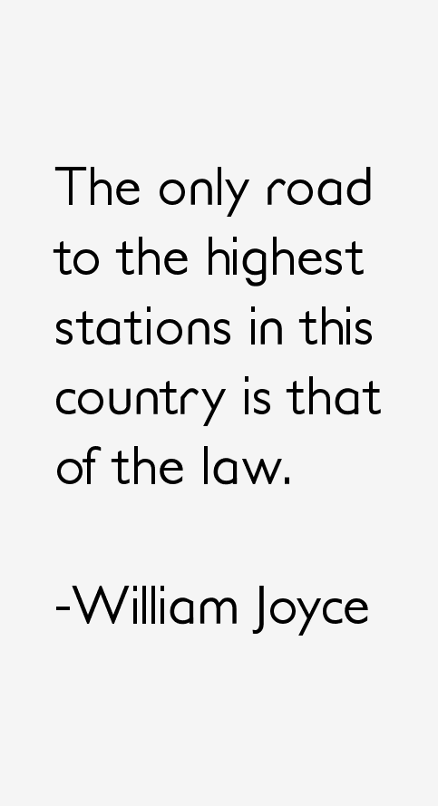 William Joyce Quotes