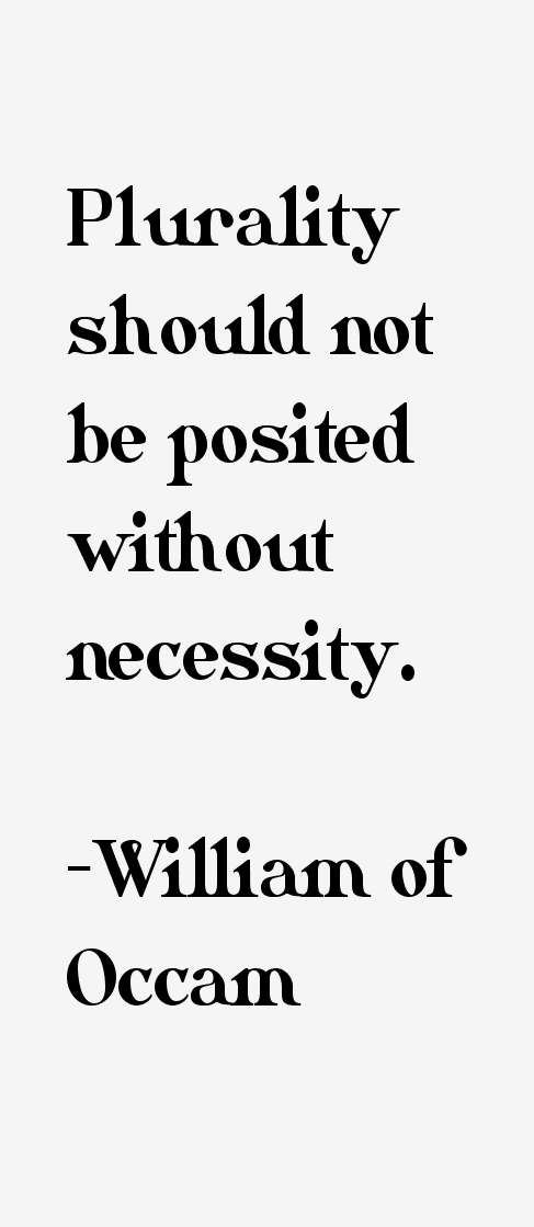 William of Occam Quotes
