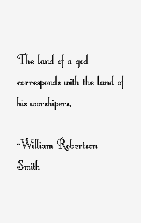 William Robertson Smith Quotes