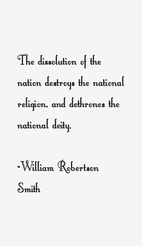 William Robertson Smith Quotes