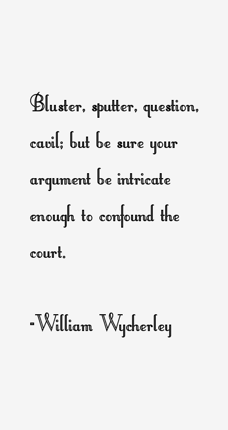 William Wycherley Quotes