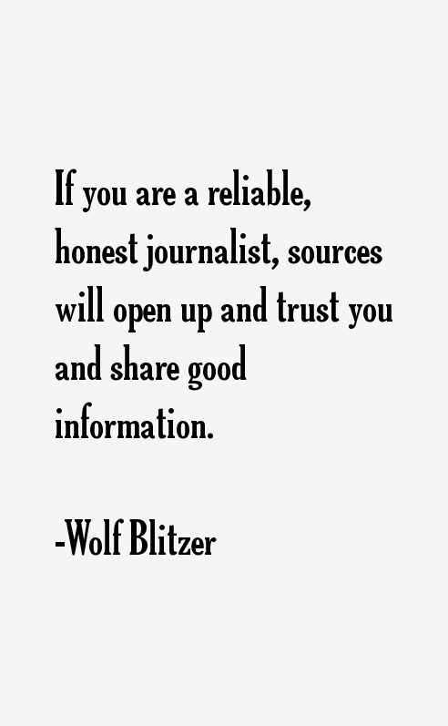 Wolf Blitzer Quotes