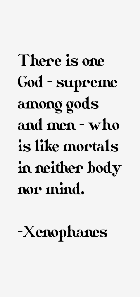 Xenophanes Quotes