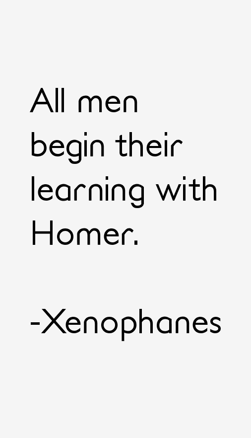 Xenophanes Quotes