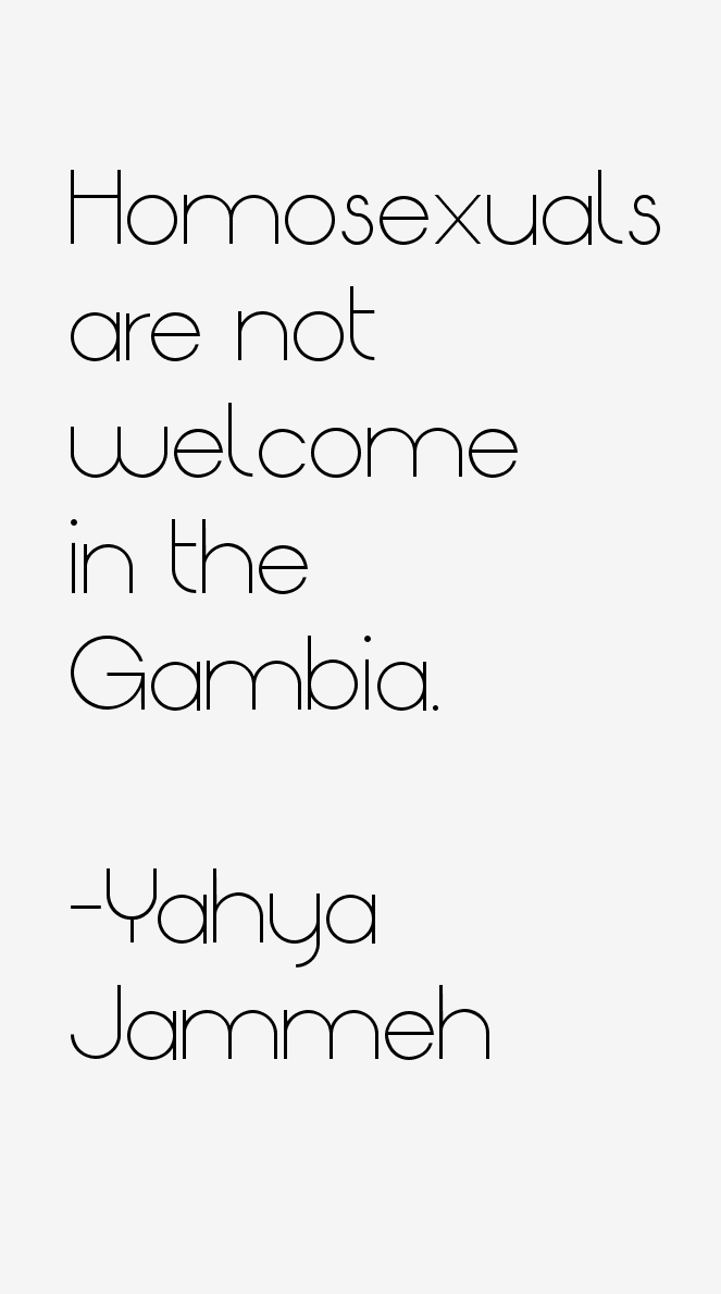 Yahya Jammeh Quotes