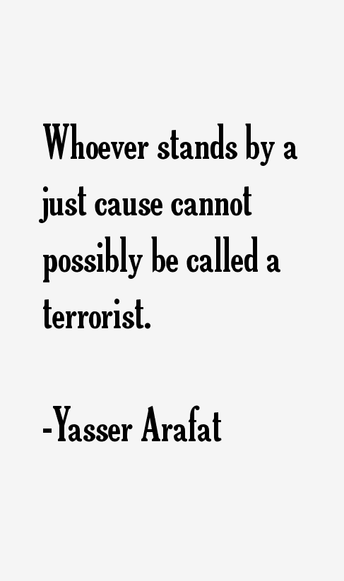 Yasser Arafat Quotes