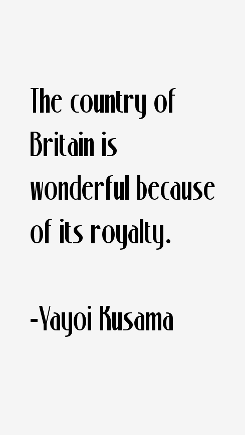 Yayoi Kusama Quotes