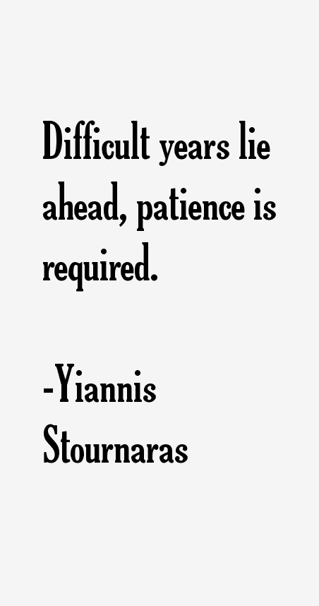 Yiannis Stournaras Quotes