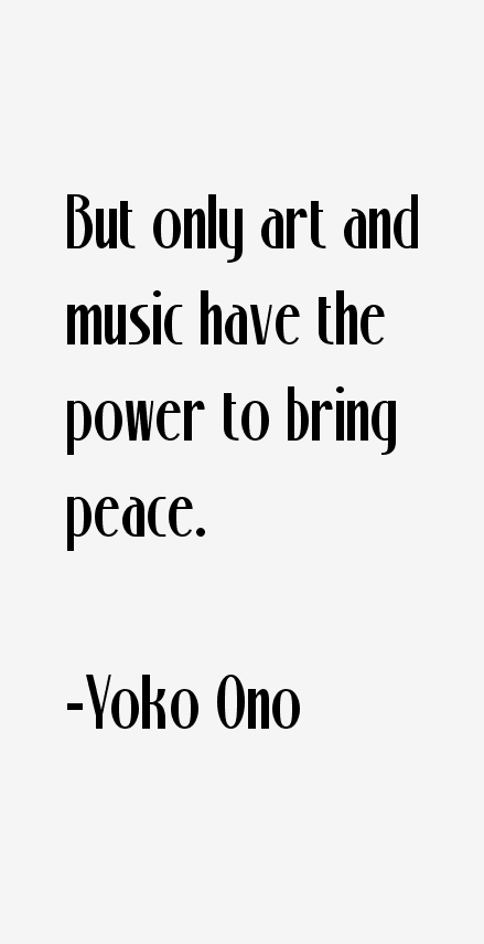 Yoko Ono Quotes