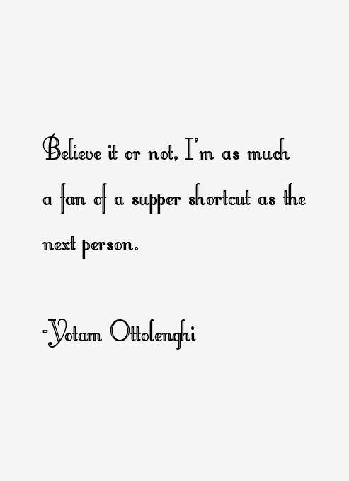 Yotam Ottolenghi Quotes