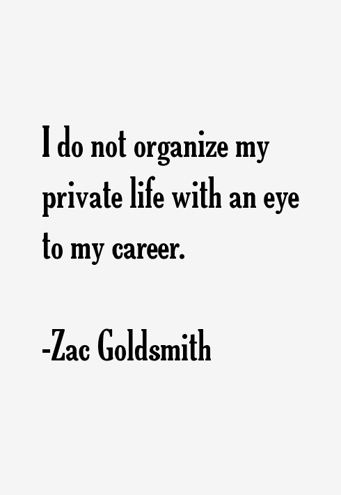 Zac Goldsmith Quotes