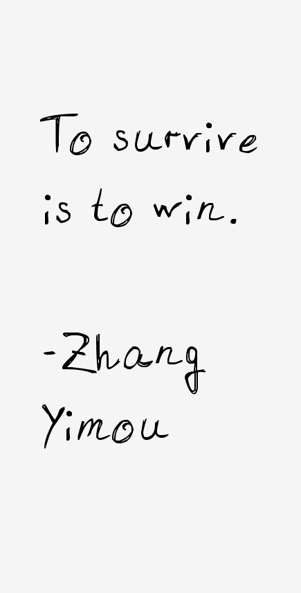 Zhang Yimou Quotes