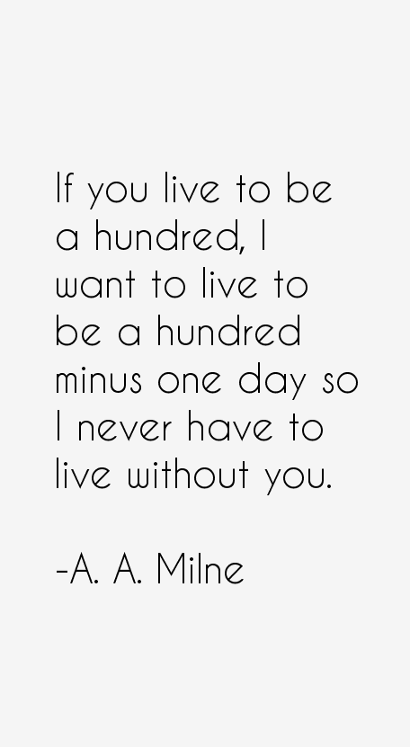 A. A. Milne Quotes