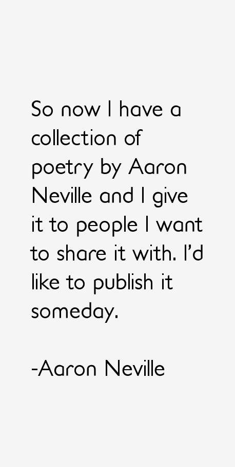 Aaron Neville Quotes