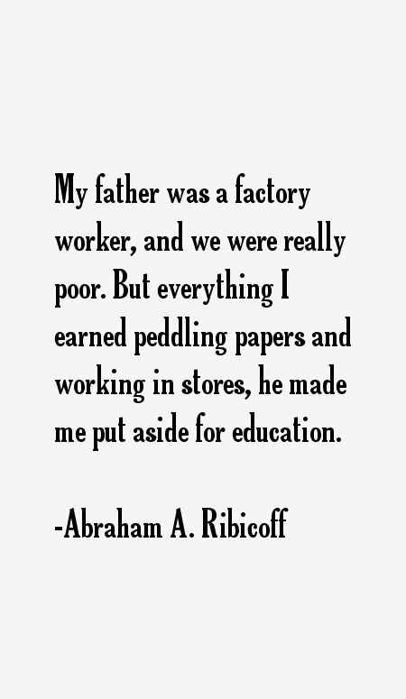 Abraham A. Ribicoff Quotes