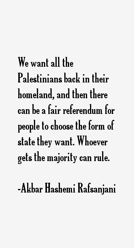 Akbar Hashemi Rafsanjani Quotes