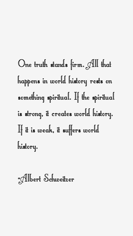 Albert Schweitzer Quotes