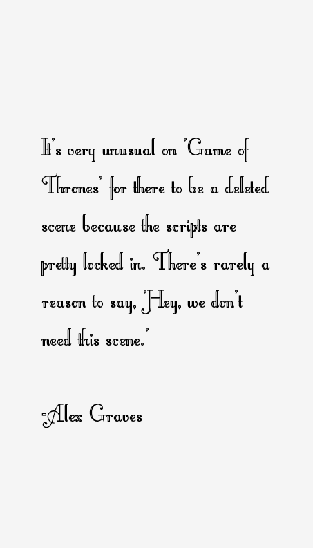 Alex Graves Quotes