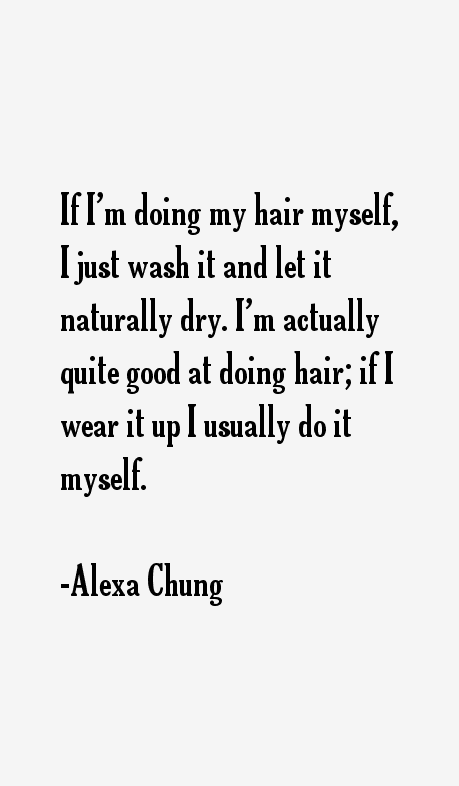 Alexa Chung Quotes