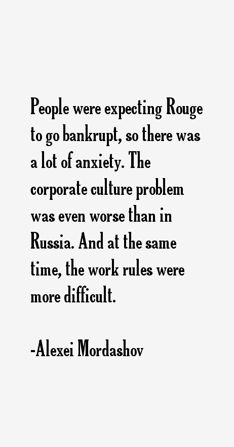 Alexei Mordashov Quotes