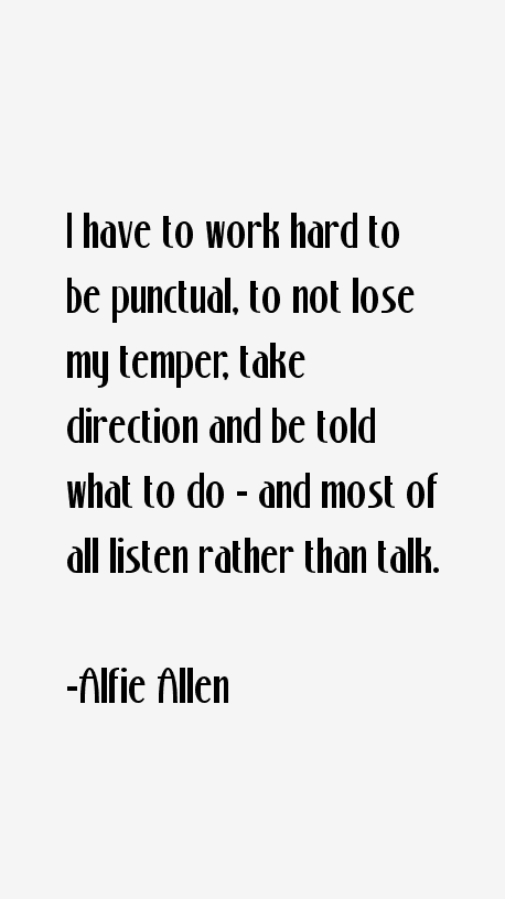 Alfie Allen Quotes