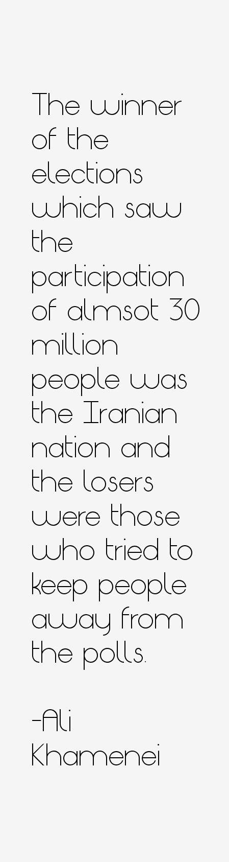 Ali Khamenei Quotes