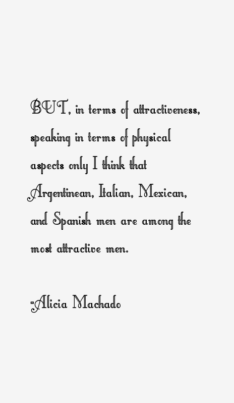 Alicia Machado Quotes
