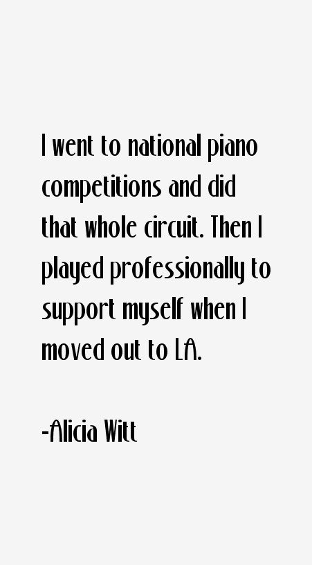 Alicia Witt Quotes