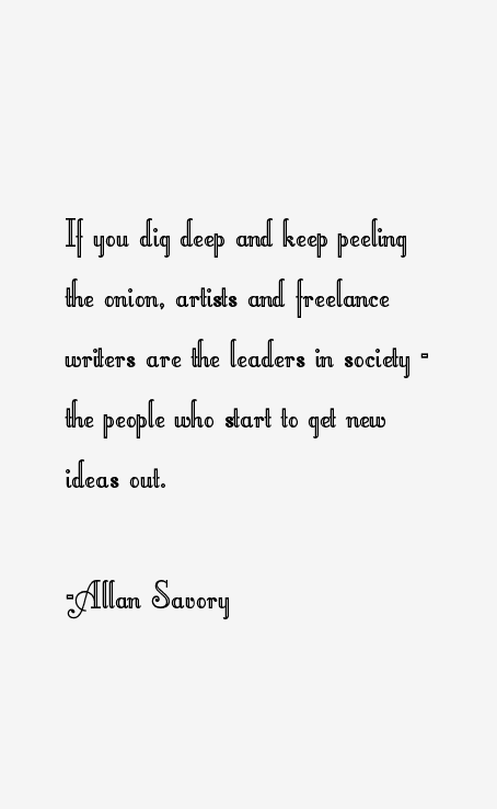 Allan Savory Quotes