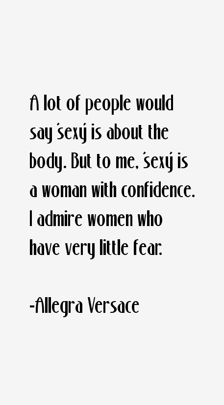 Allegra Versace Quotes