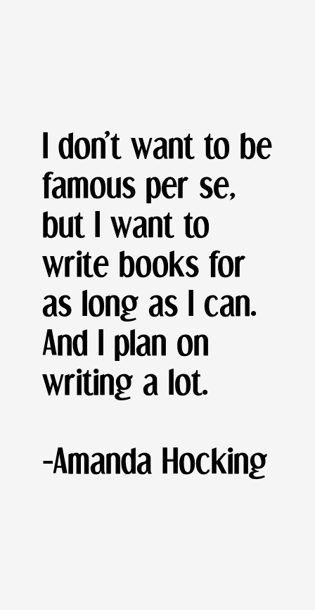 Amanda Hocking Quotes
